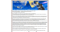 Desktop Screenshot of hilfe-zurselbsthilfe.com